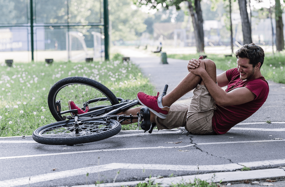 Chute à vélo - protokinésie